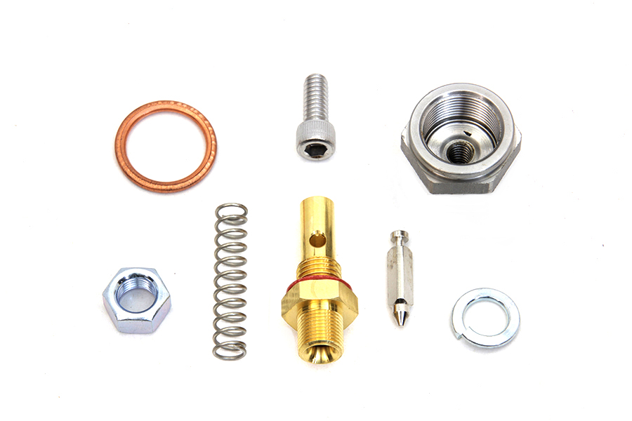 Lock Nut with Linkert Needle and Seat Kit Zinc