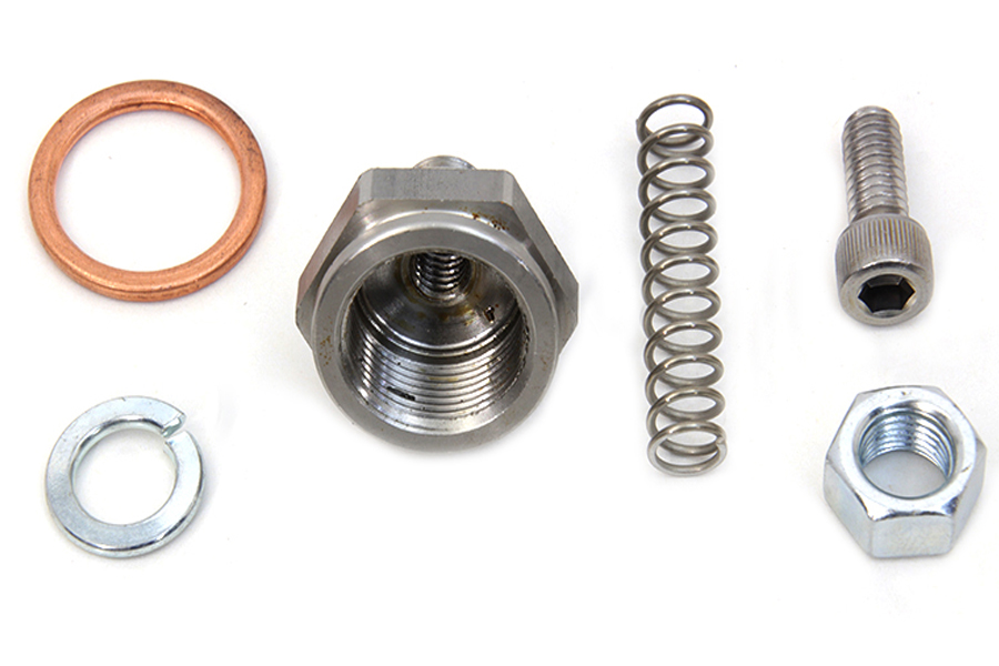 Linkert Carburetor Bowl Lock Nut with Drain Zinc