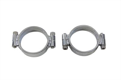 Chrome Intake Manifold Clamp Set
