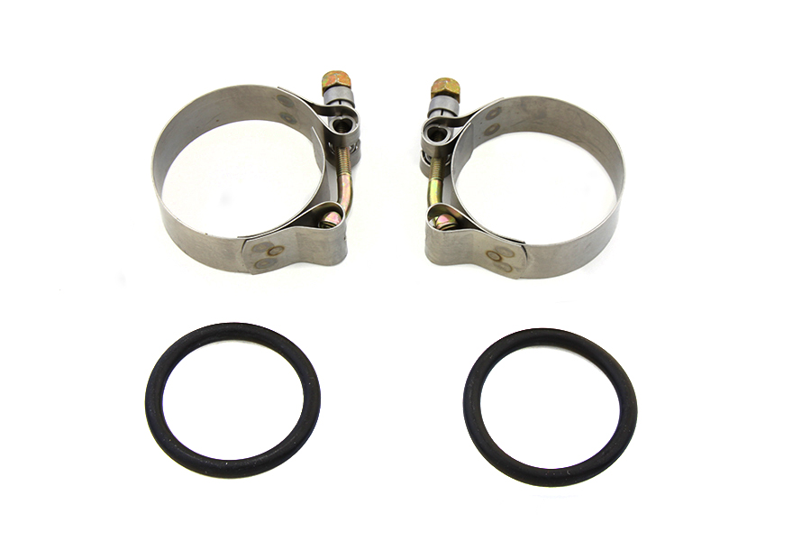Polished Intake Manifold Clamp Set