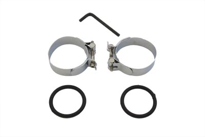 Chrome Intake Manifold Clamp Set