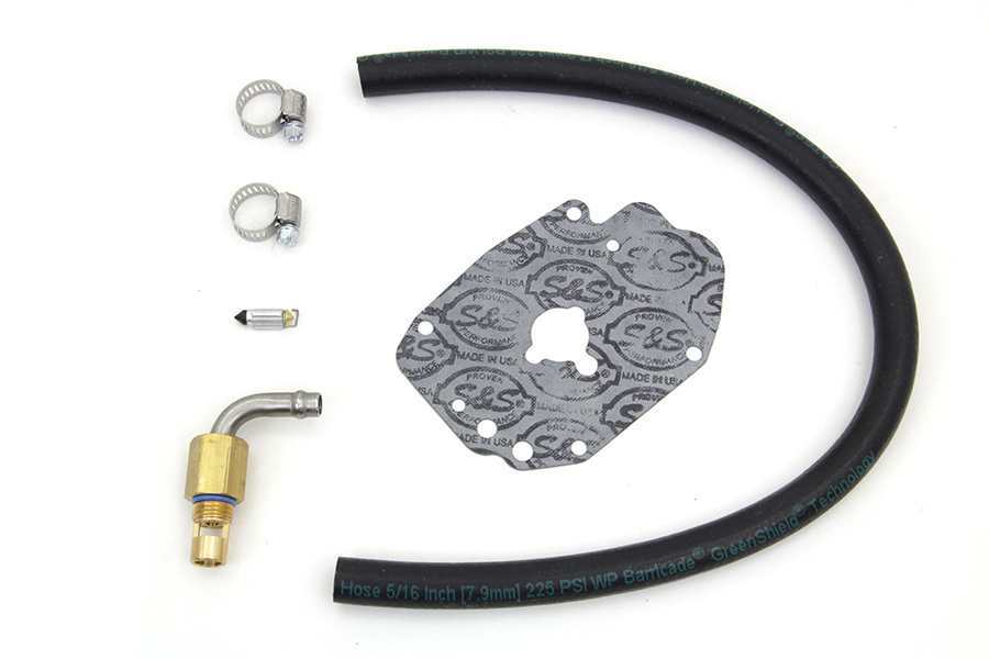 Retrofit Fuel Line Kit Black for S&S "E" and OKO Carburetors