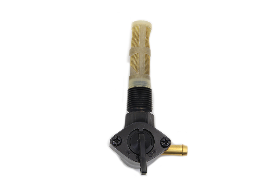 Petcock Right Outlet Black