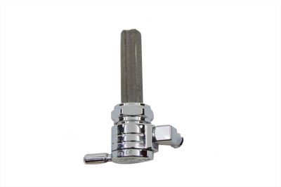 Chrome Sifton Ball Petcock with Forward Outlet and Nut