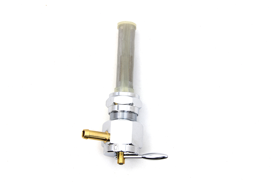 Sifton Chrome Hex Petcock with Inward Facing Outlet