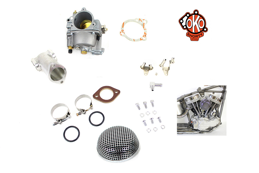 OKO Panhead Shorty 1-7/8" Carburetor Kit