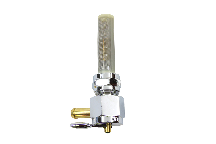 Sifton Chrome Hex Petcock Rear Facing with Nut