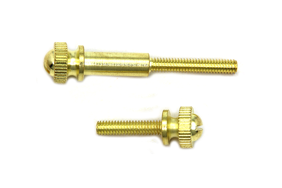 OKO Shorty Carburetor Adjuster Screw Set Brass