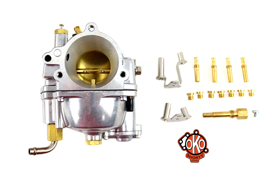 OKO Performance Shorty 47mm Carburetor Polished