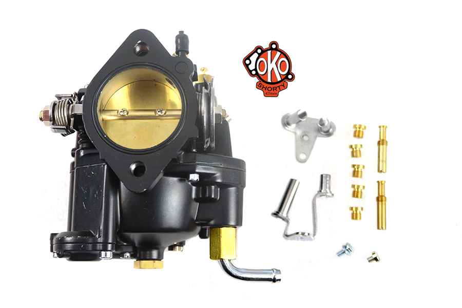 OKO Performance 1-7/8" Shorty Carburetor Black