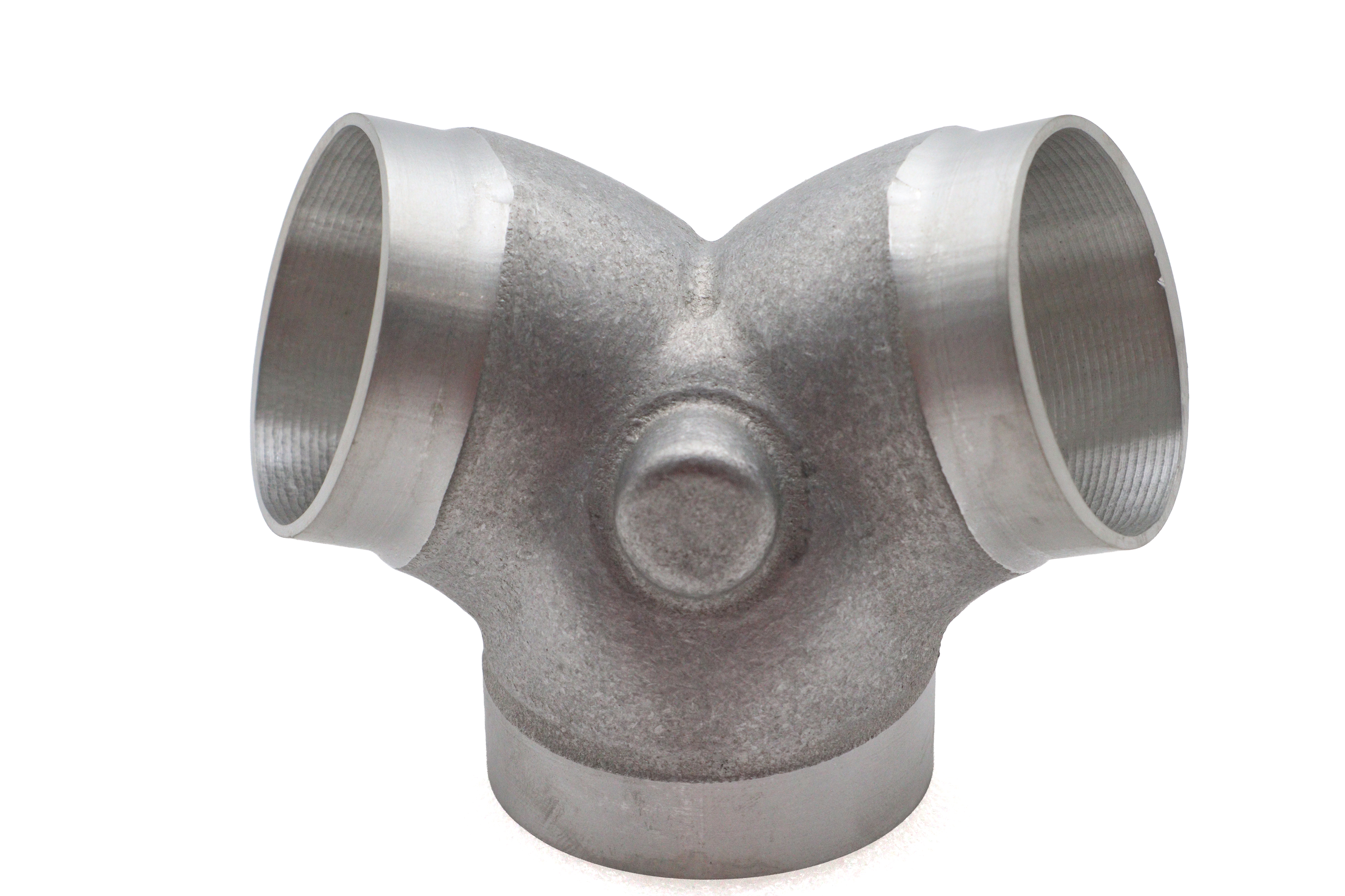 Ultima Oval 48mm Spigot Type Manifold Natural Aluminum