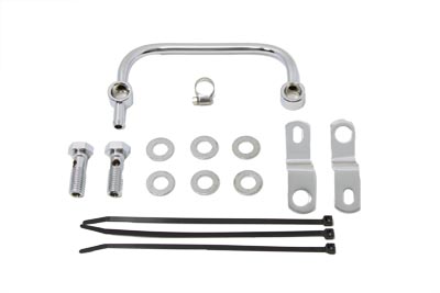 Carburetor Breather Manifold Kit Chrome