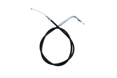 Black Throttle Cable with 90° Elbow Fitting