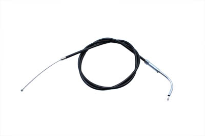 Black Throttle Cable with 38" Casing and 90° Elbow Fitting