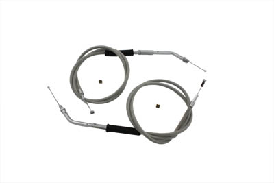 Stainless Steel Throttle and Idle Cable Set