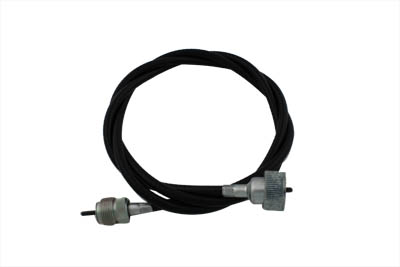 50" Black Speedometer Cable