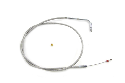 Braided Stainless Steel Idle Cable with 39" Casing