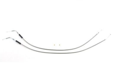 Stainless Steel Throttle and Idle Cable Set
