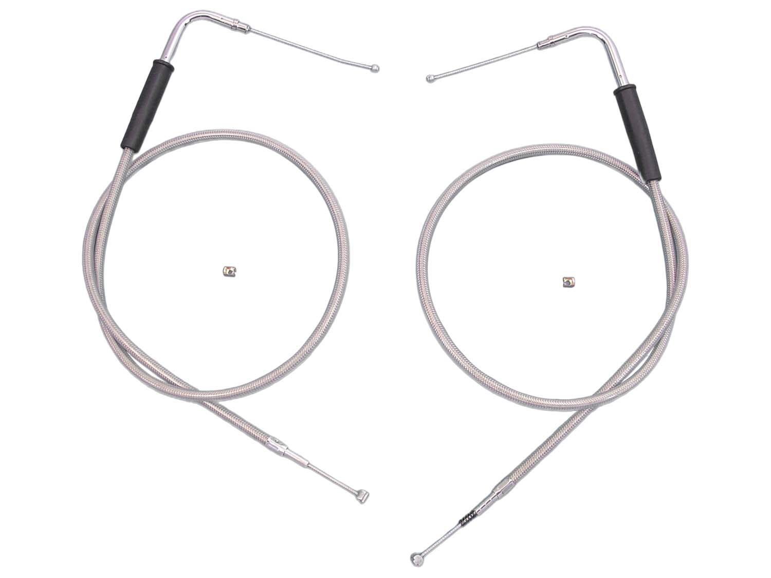 34-1/4" Stainless Steel Throttle and Idle Cable Set
