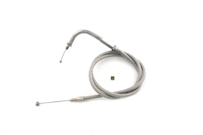 Braided Stainless Steel Throttle Cable with 33" Casing