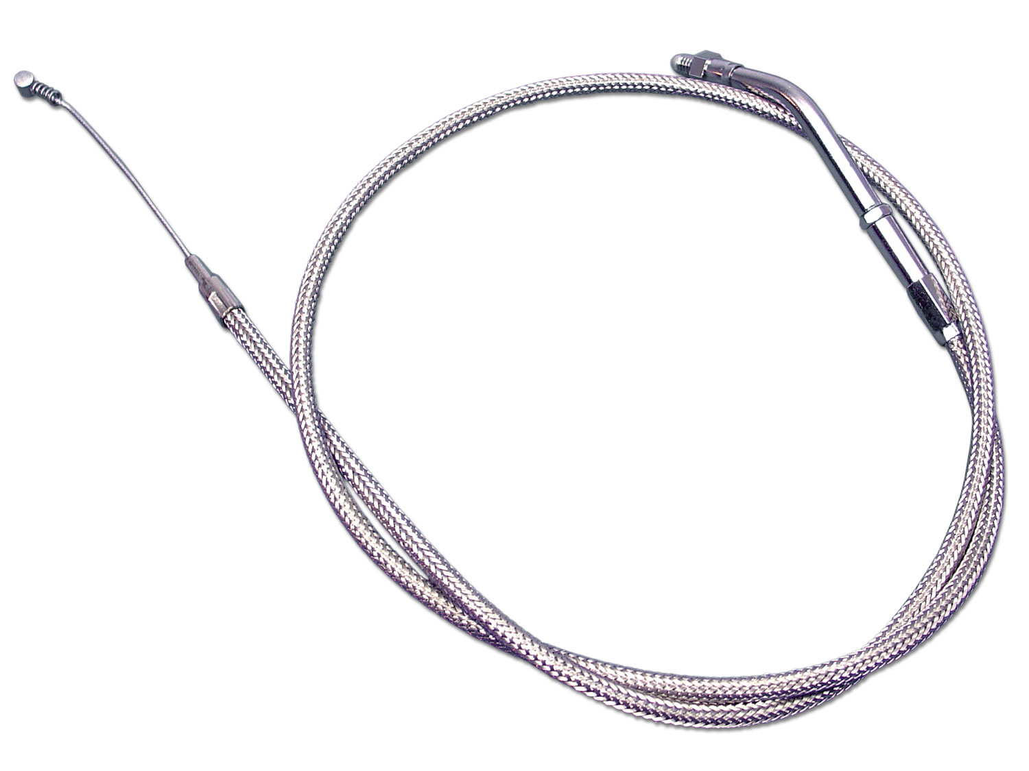 Braided Stainless Steel Idle Cable with 35.875" Casing