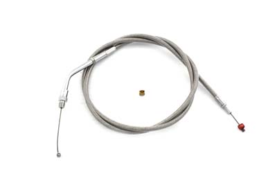 *UPDATE Braided Stainless Steel Throttle Cable with 44"     Casing