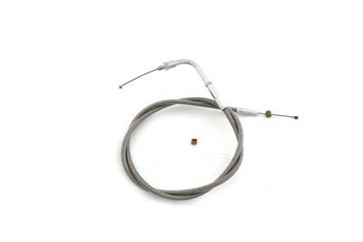 Braided Stainless Steel Throttle Cable with 48.75" Casing