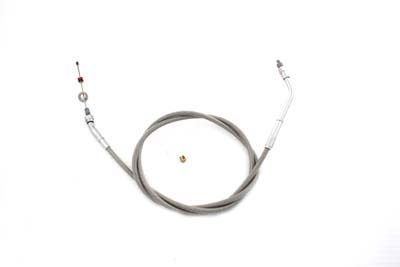 *UPDATE Braided Stainless Steel Throttle Cable with 46"     Casing
