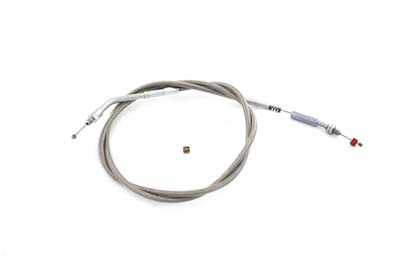 *UPDATE Braided Stainless Steel Idle Cable with 46.25"      Casing