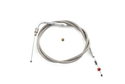 Braided Stainless Steel Idle Cable with 40.50" Casing