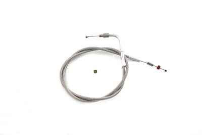 *UPDATE Braided Stainless Steel Idle Cable with 38" Casing