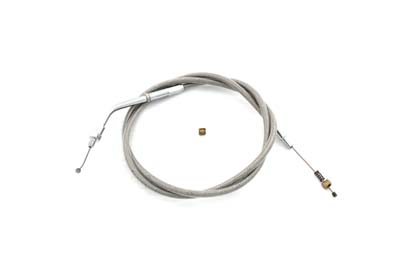 Braided Stainless Steel Idle Cable with 38" Casing