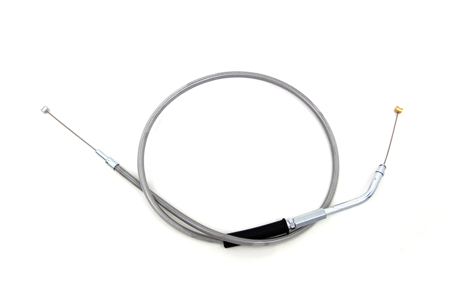 35" Braided Stainless Steel Throttle Cable