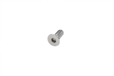 Allen Flat Head Screws Chrome 1/4"-28 x 1-1/2"