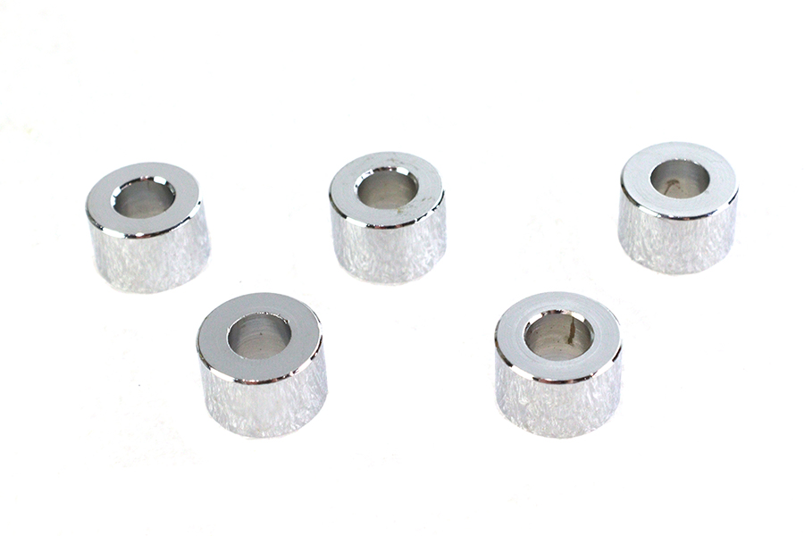 Chrome Spacers 3/8" x 3/4" x 1/2"