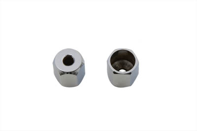 OE Turn Signal Bar End Nuts Chrome