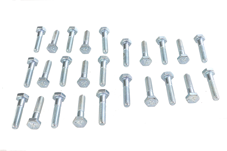 Hex Cap Bolts Zinc 1/4" X 1-1/4"
