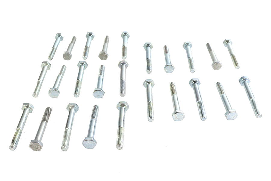 Hex Cap Bolts Zinc 1/4" X 2"