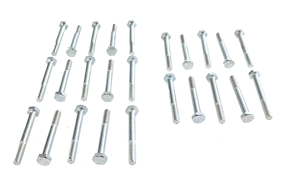 Hex Cap Bolts Zinc 1/4" X 2-1/4"