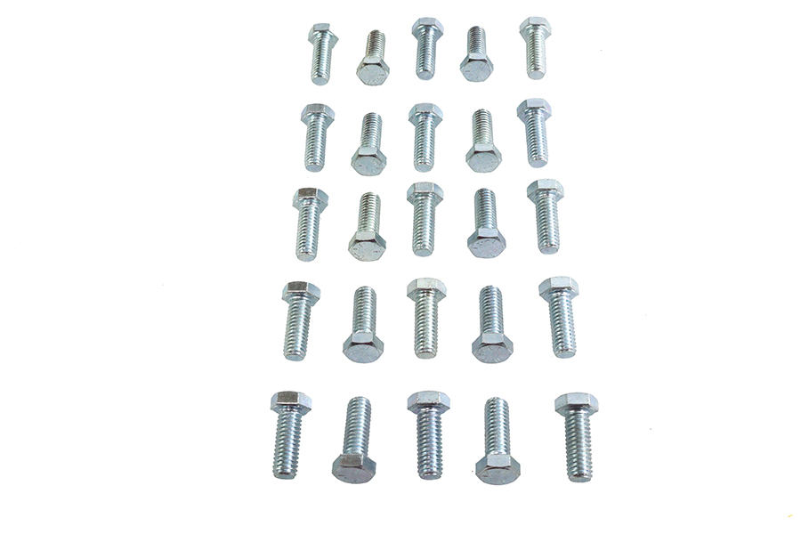 Hex Cap Bolts Zinc 3/8" x 1"