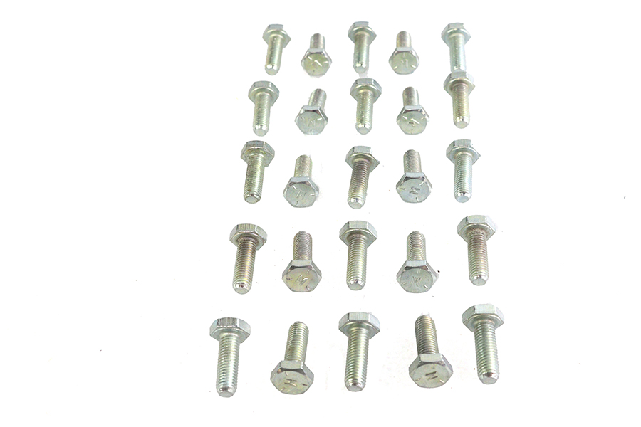 Hex Cap Bolts Zinc 1/4" x 3/4"