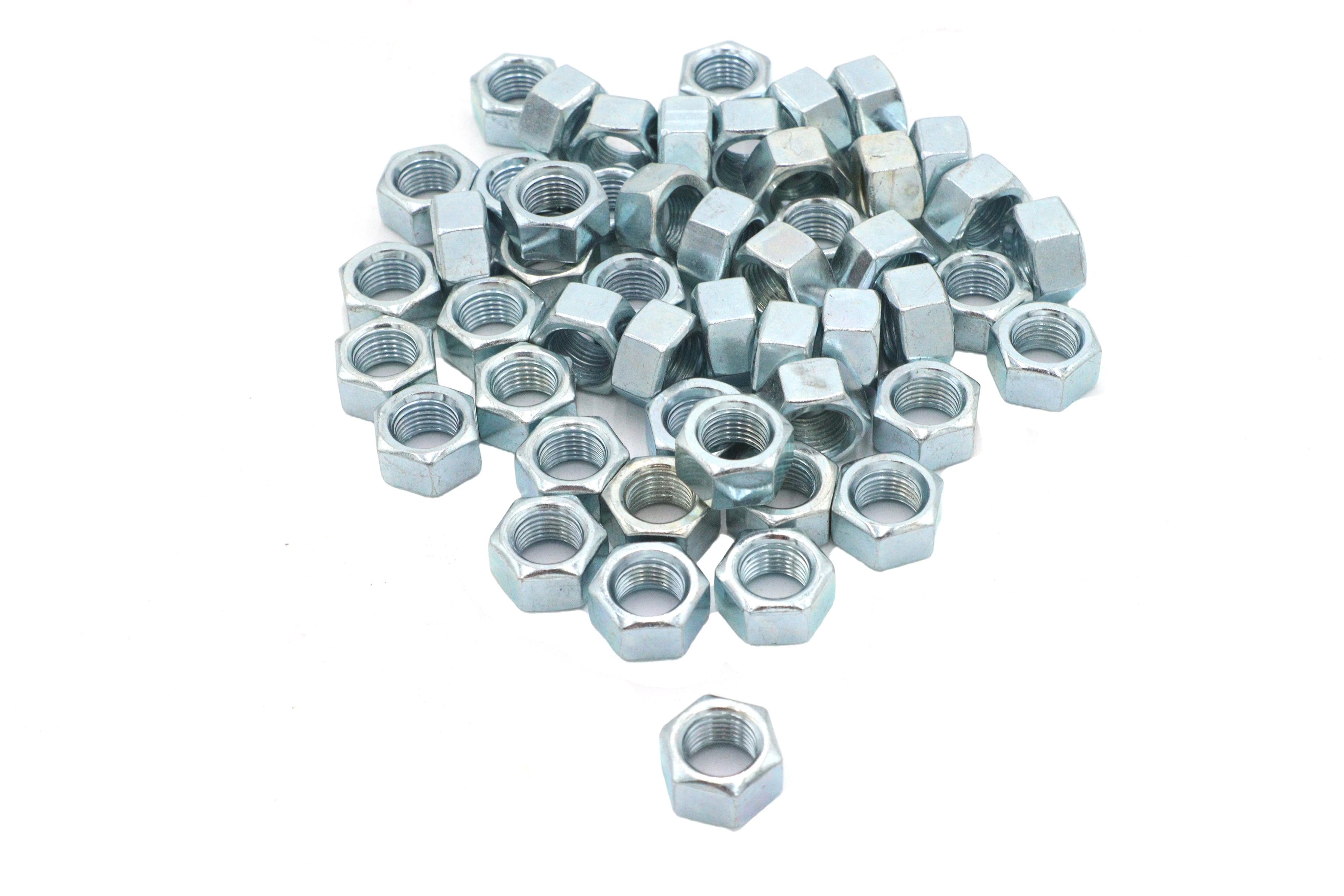 Zinc Hex Nuts 1/2"-20 Standard