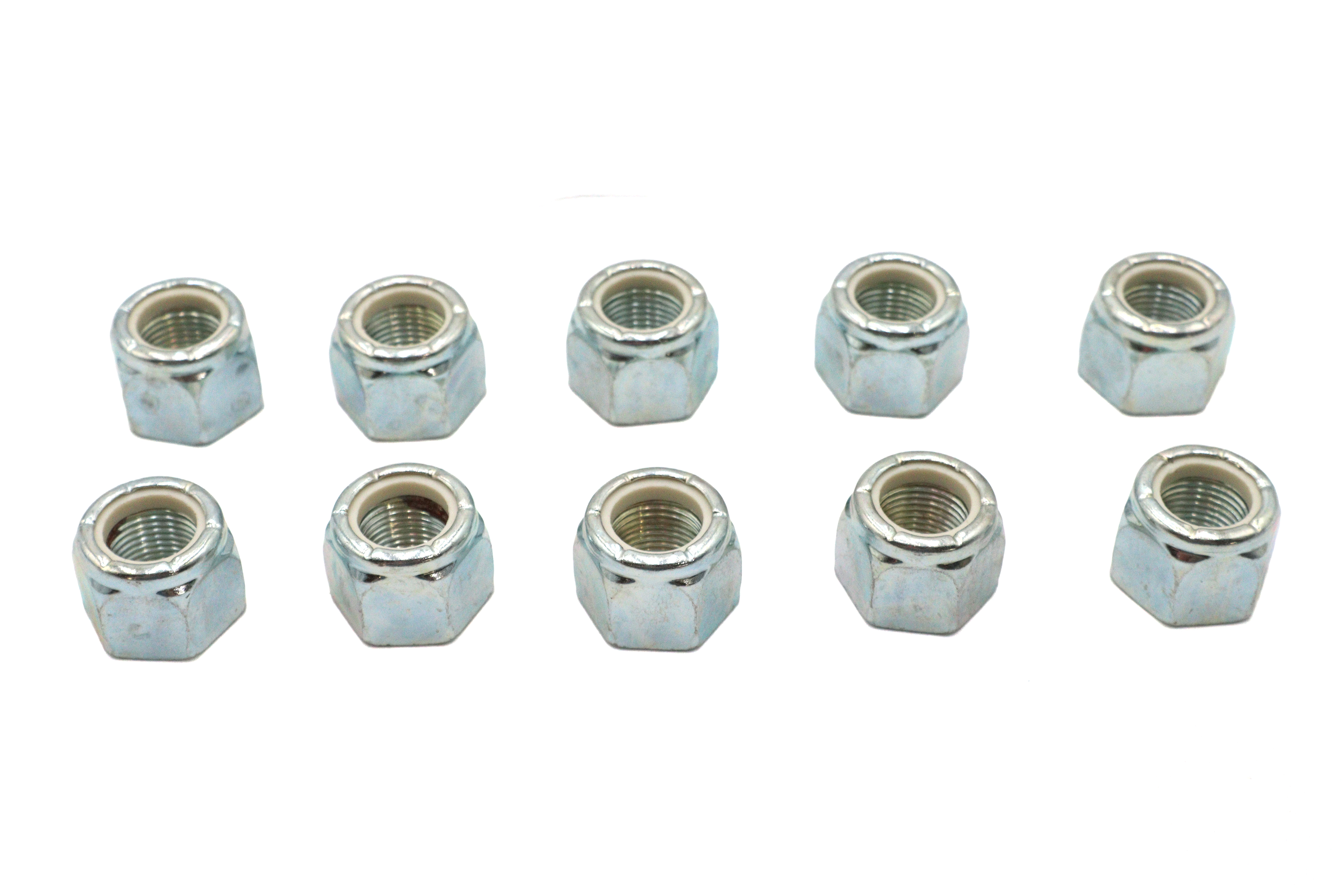Zinc Hex Nuts 5/8"-18 Nyloc