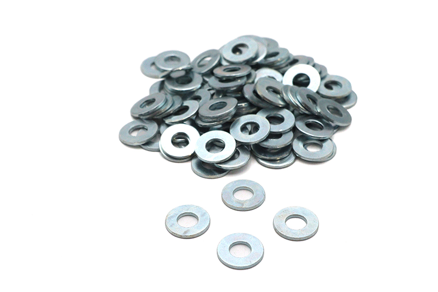 Zinc Flat Washers 1/4" Inner Diameter