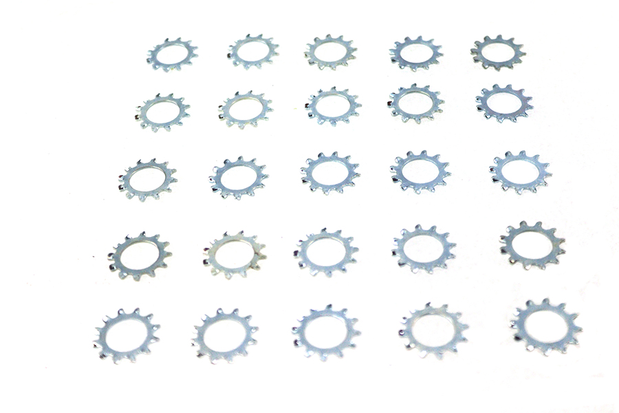 Zinc Shakeproof Lock Washers 1/2" Inner Diameter