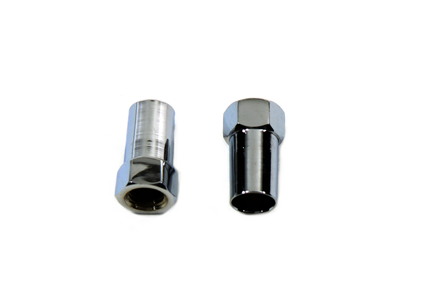 Shifter Rod Tapered Jam Nut Set Chrome