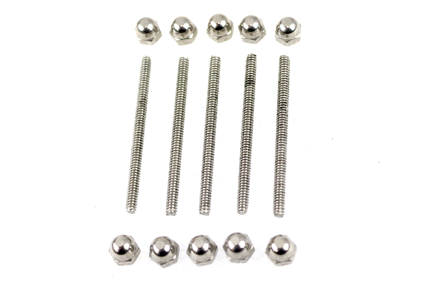 Wheel Cover Stainless Steel 6-32 Bolt and Nut Kit