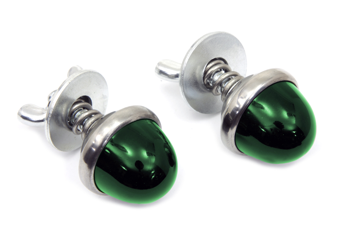 License Plate Reflector Set Green