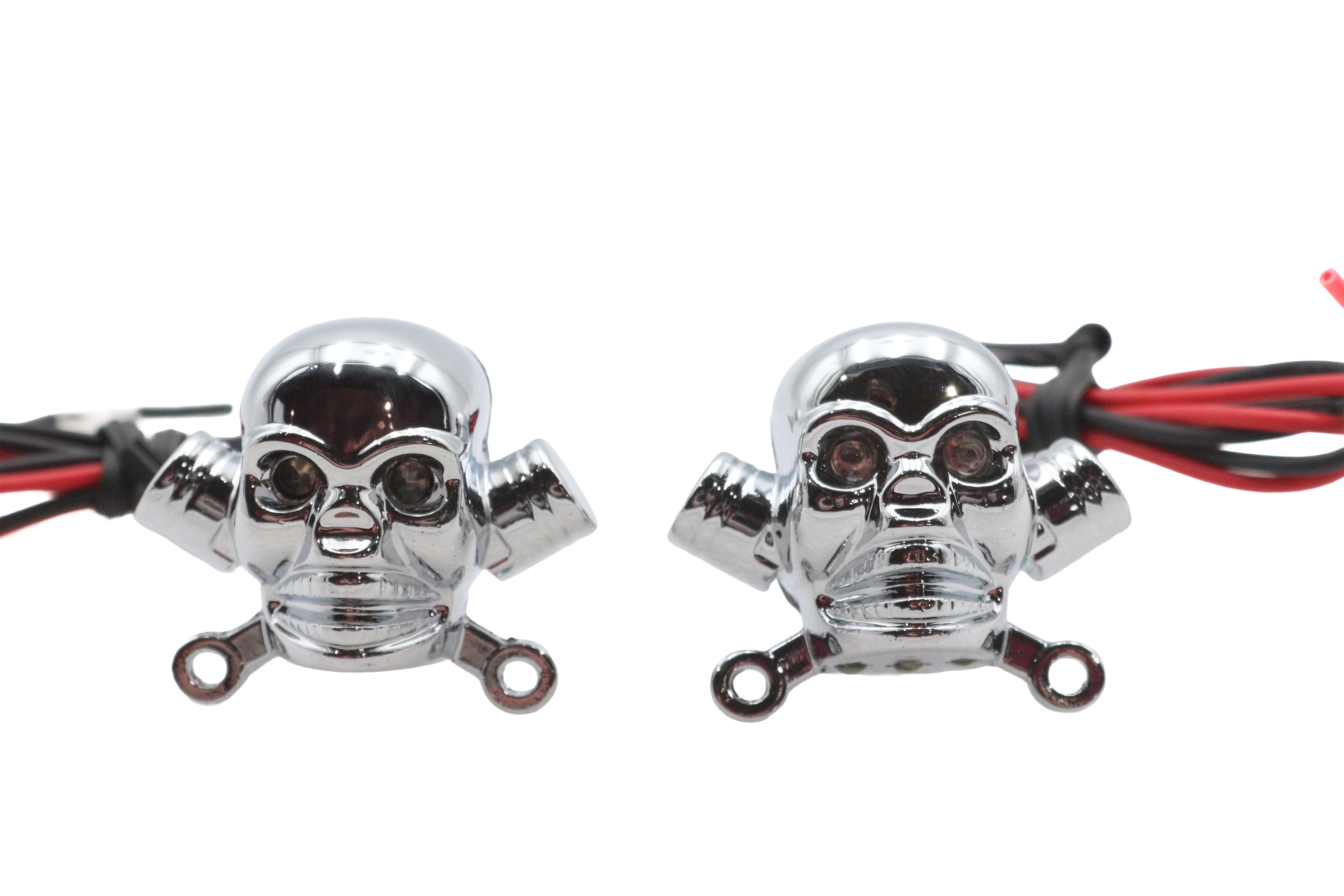 License Plate Frame Skull Krommets
