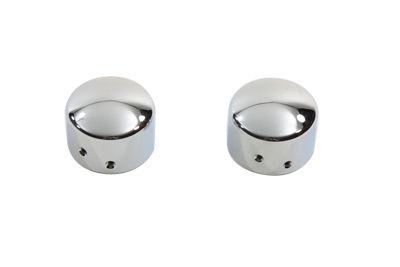 Chrome Front Axle Cap Cover Set Cap Style
